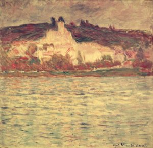 ヴェトゥイユの眺め 作： Claude Monet